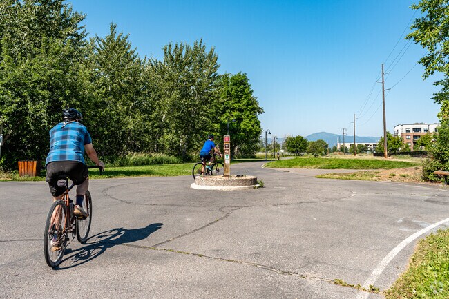 Enjoy a ride and explore nature on the Bitterroot Trail in Riverfront.