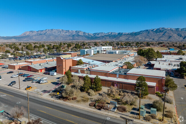 Sandia High School provides a safe and academic environment in Uptown, NM.