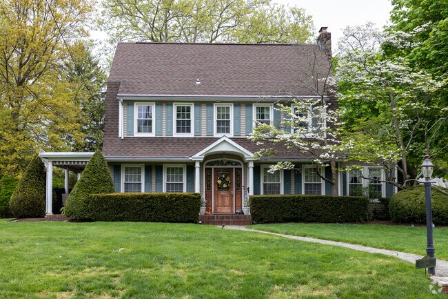 Traditional homes with architectural details can be found in Middletown.