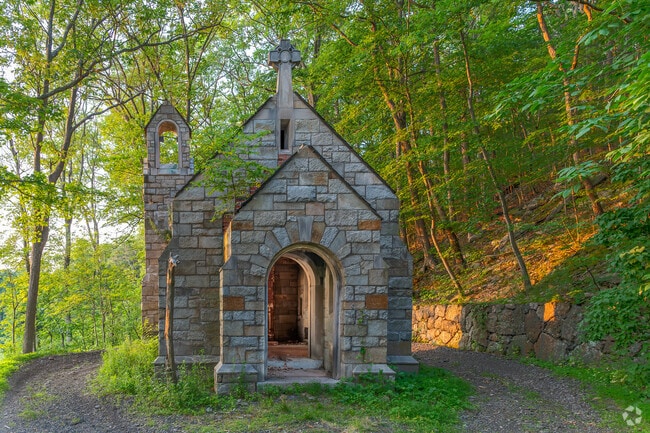 Visit a beautiful abandoned chapel at Gonzaga Park minutes away from Kiryas Joel.