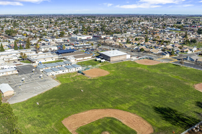 Lincoln Elementary School at Students equipped for success in career in downtown Manteca.