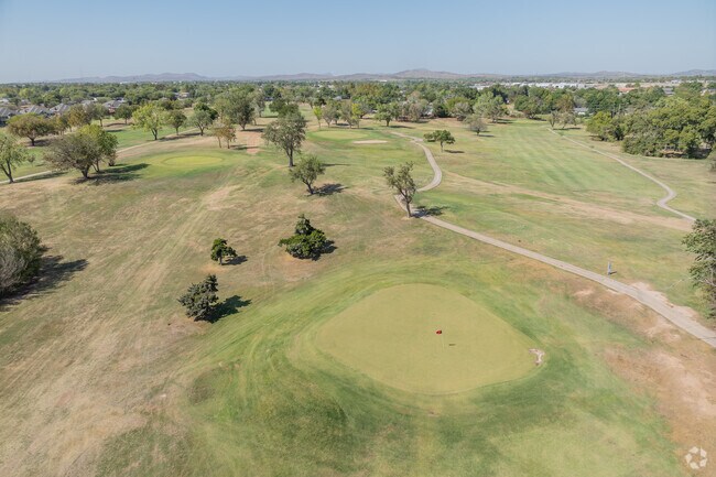 Meadow Brook residents can easily enjoy golfing at Lawton Country Club nearby.