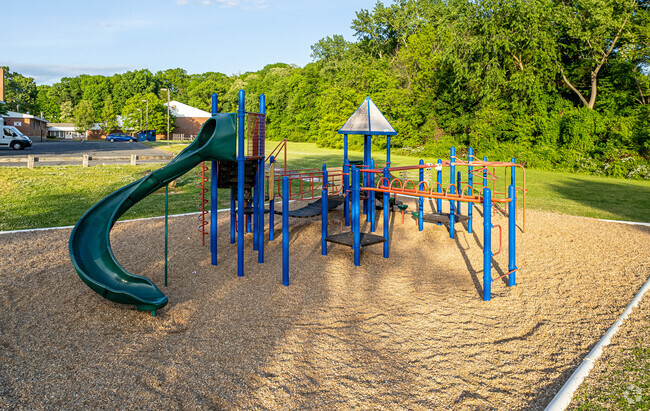 Students of Dr. Franklin H. Mayberry Elementary School enjoy the large playground during recess.