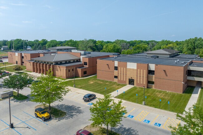 Urbandale High School serves over 1,200 students.