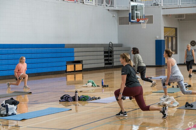The local recreation center features fitness classes.