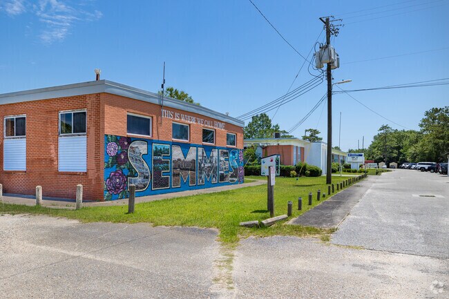 The Boys and Girls Club of America has a gorgeous mural depicting the history of Semmes, AL.
