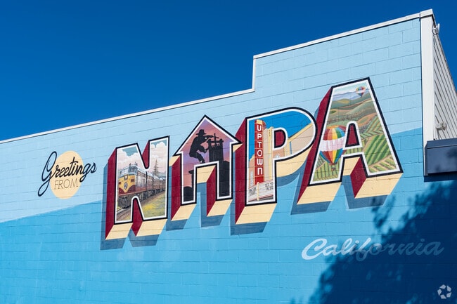 The Bel Aire neighborhood is located in the famous Napa wine country.