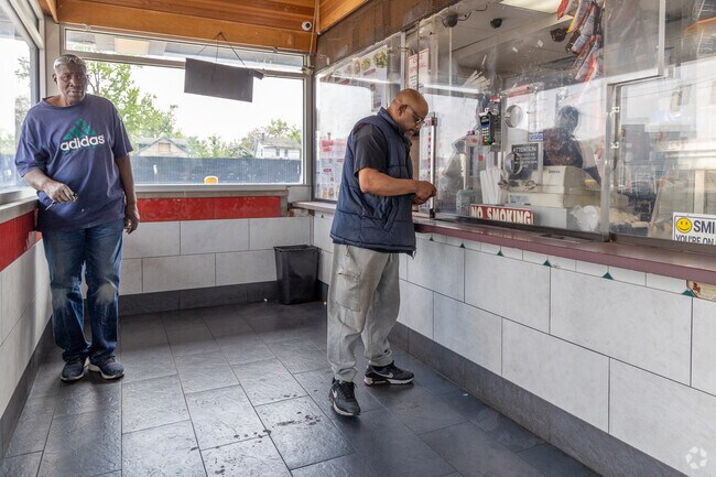 Try the bacon cheeseburger at Onasis Coney Island in Tireman.