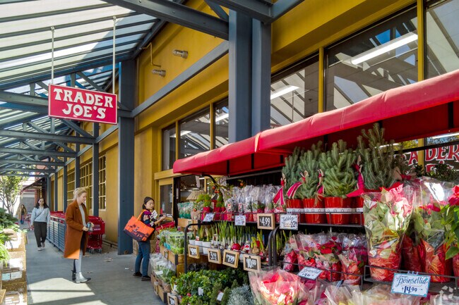 Locals shop for groceries at Trader Joe's near Quito Village.