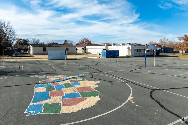 The playground at Katherine Dunn Elementary School.