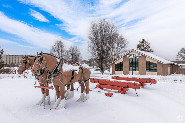 The Marinette's Logging history is celebrated with a local museum and festival in the summer.