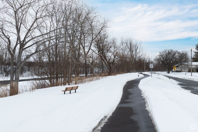 At just over 6 miles many can enjoy a stroll along the Saranac River Trail allowing the sights and sounds of many local fauna to enjoy.