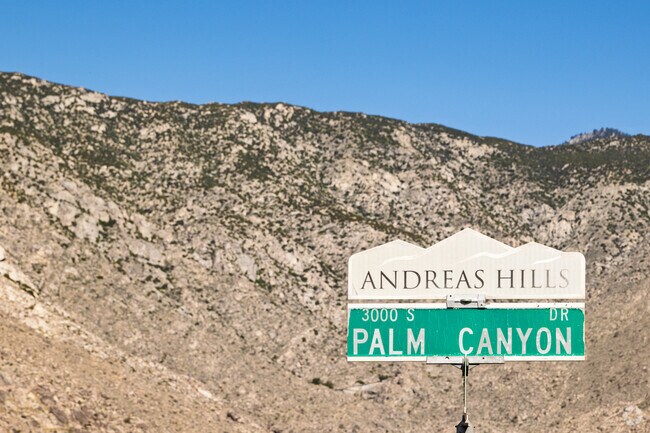 Andreas Hills is secluded away in the foothills of Indian Canyon.