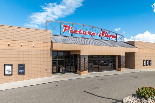 Picture Show is a movie theater featuring comfortable leather recliners and concession stand.