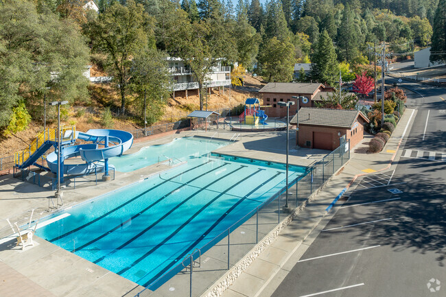 In the summer time, kids can stay cool at the Aquatic Center in Placerville.