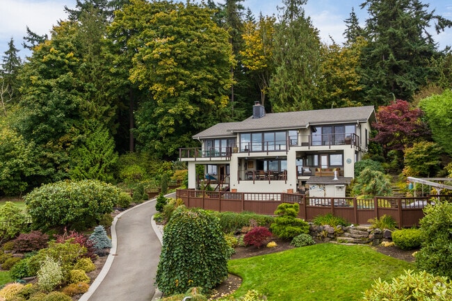 Two-story luxury homes are common throughout Talbot Park.
