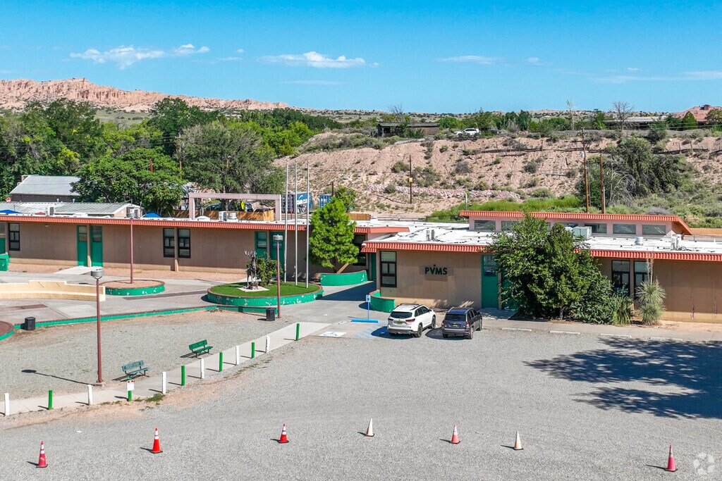 Students can attend Pojoaque Valley Middle which scores a B-minus from Niche.