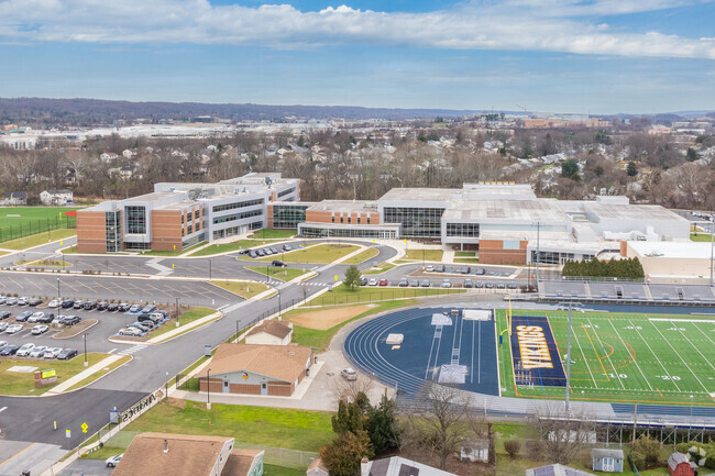 Upper Merion High School serves grades 9-12 with an A rating on Niche.com.
