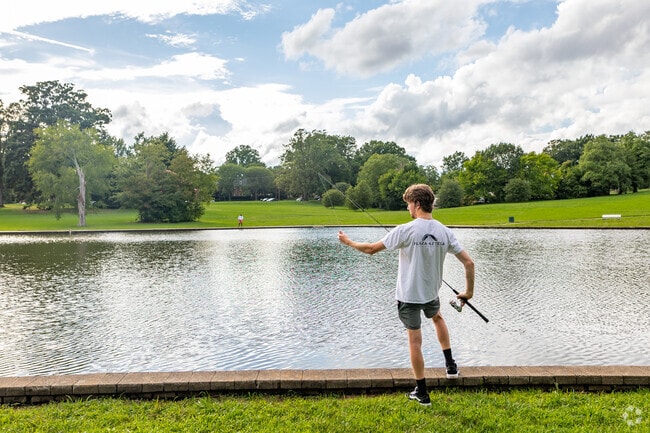 Nothing beats casting a line on a beautiful afternoon in Byrd Park.