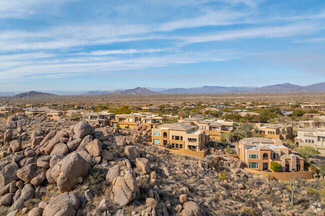 Troon Village’s high-end homes provide privacy, style, and breathtaking surroundings.