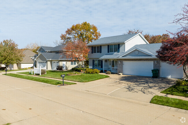 Two-story homes make up most of the neighborhoods in Walton Hills.