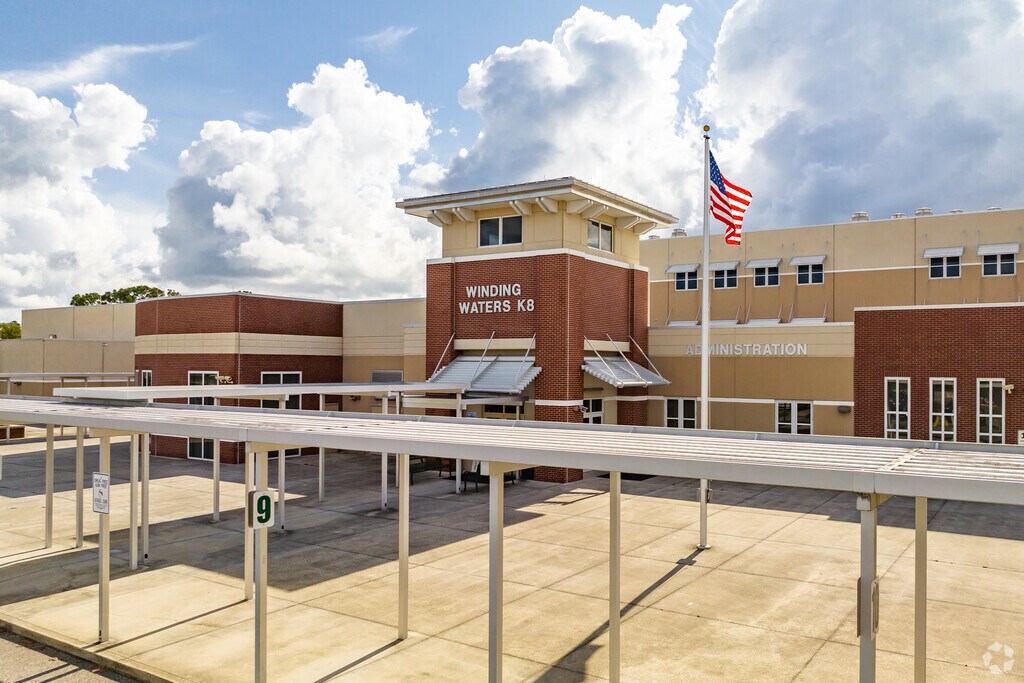 Winding Waters K-8 just added a 14,000 sf addition to handle more students in Weeki Wachee.