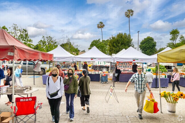 Visit Encino Farmers Market for fresh ingredients and locally made products.