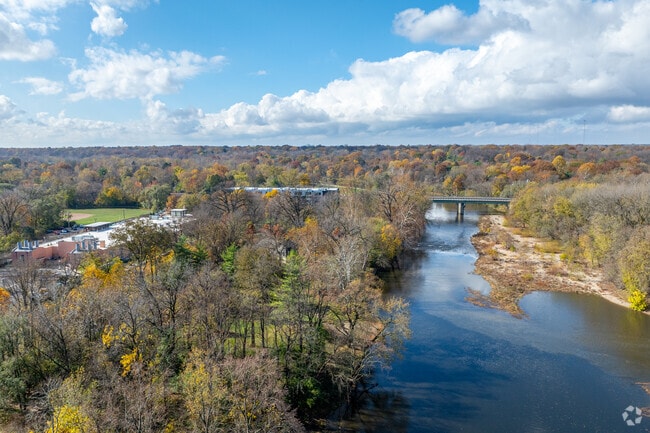 Broad Ripple is known for its arts scene and active community along the White River.