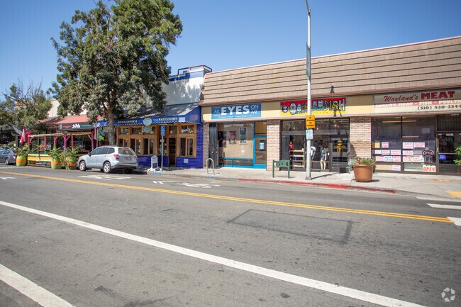 The Dimond shopping area is just two blocks from Reservoir Hill and has lots of small shops.