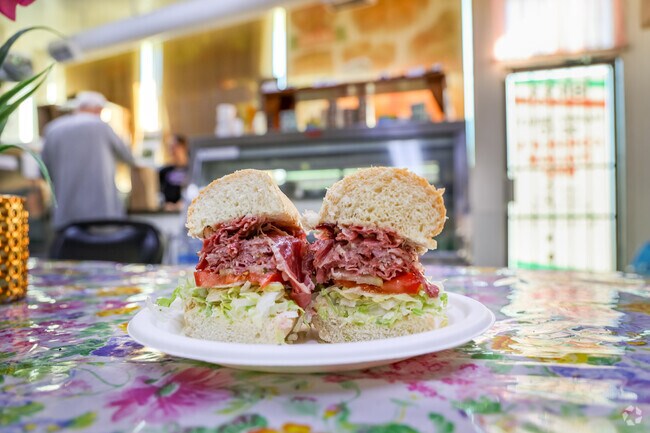Enjoy a pastrami sandwich and other classic Italian deli options at Corsica.