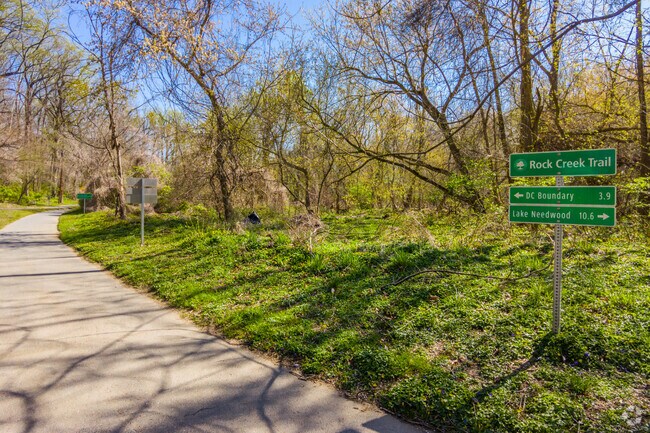 Residents often take the scenic route along Rock Creek Trail in South  Kensington.