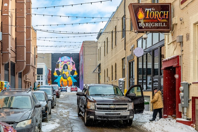 Buckham Alley holds many of the Downtown Flint's favorite spots like Bauhouse and The Torch.