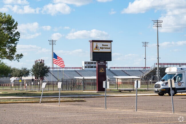 Donna High School serves the community's teens.