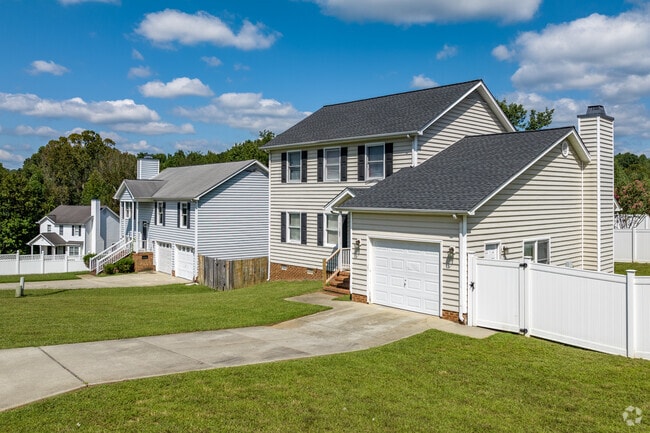New traditional homes are common in the Reynolda Forest/Salem Lake of Winston-Salem.