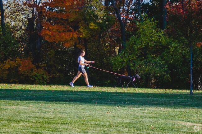 Lakewood West residents and their furry friends enjoy living so close to Faurot Park.