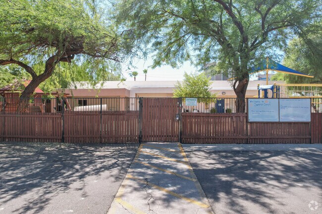 Khalsa Montessori is an elementary school that has a gated property.