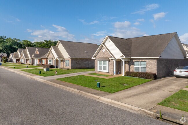 Other affordable options include small brick homes built on small but quaint lots.