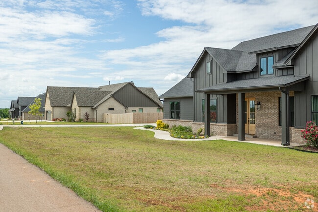 Farmhouse homes in the $600k range are available in Cedar Valley.