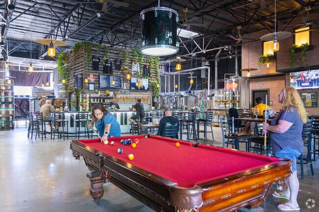Local restaurant near Rancho Carrillo offers pool tables and relaxed dining.
