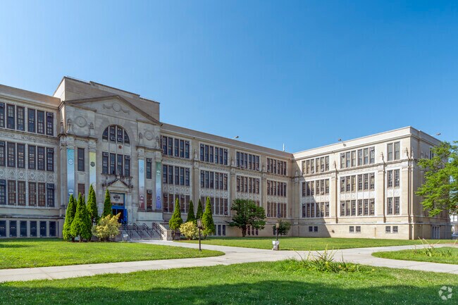 The B-rated John Adams High School is where students can join small learning communities.