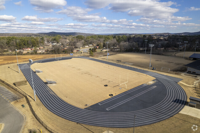 Athletic fields at Jemmison High School in Huntsville Alabama.