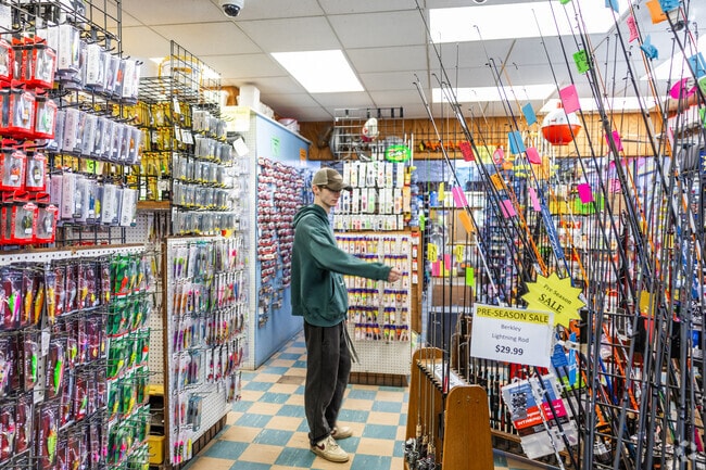 Triangle Sports and Marine Inc. is a local outdoor shop selling all things fishing.