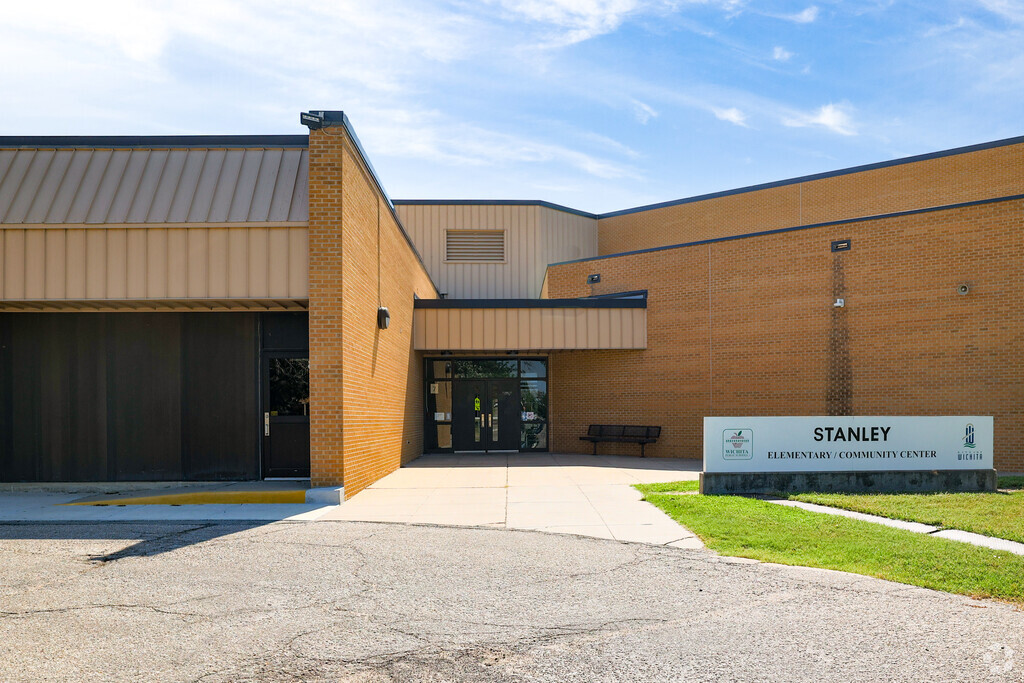 Stanley Elementary School in Stanley/Aley also serves as the community center.