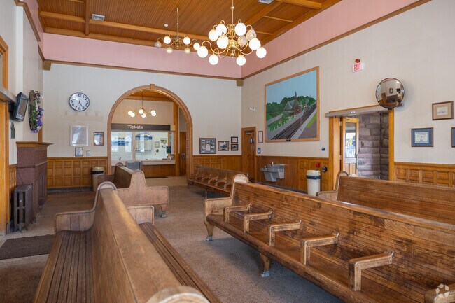 The Niles Amtrak station resides in the historic Michigan Central Railroad Station.