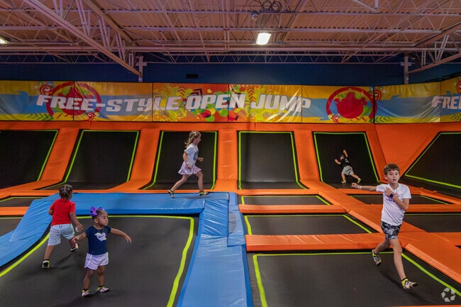 Urban Air Trampoline Park, near Timbercreek, is designed to get guests moving.