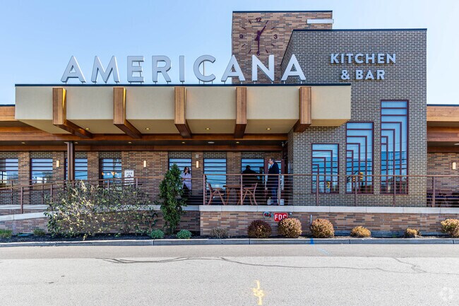 Residents of Rooisevelt, NJ usually drive to East Windsor to visit stores and restaurants like the  Americana Kitchen & Grill.