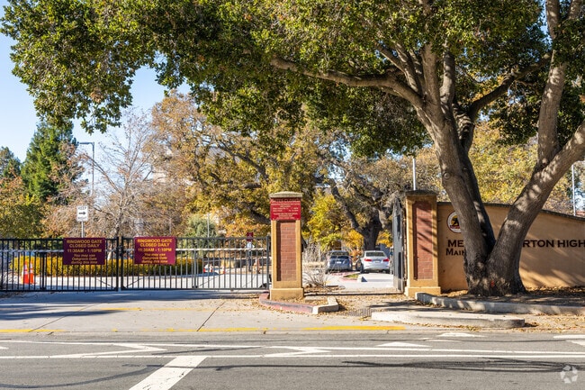 Menlo-Atherton High has several entrances.