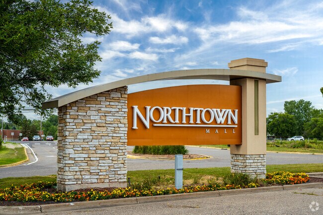 Just across Highway 10 from Spring Lake Park, Northtown Mall features national retailers.