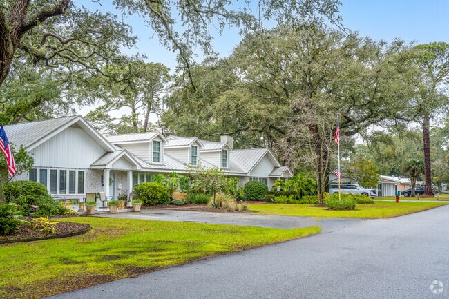 Charming ranch homes offer a peaceful retreat on Jekyll Island.