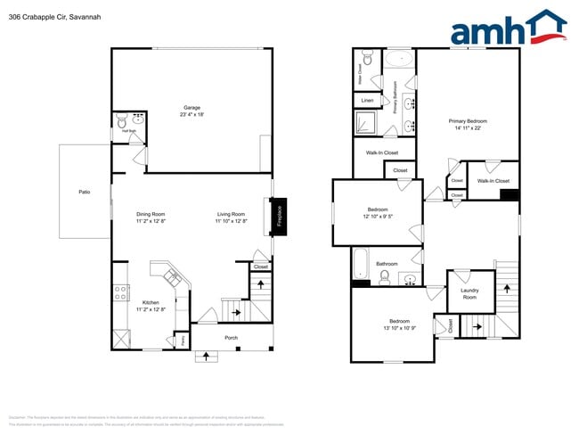 306 Crabapple Cir, Port Wentworth, GA 31407 - photo 2